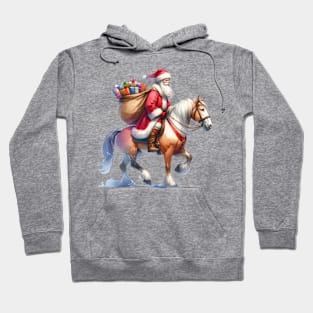 Santa Delivering Gifts Hoodie